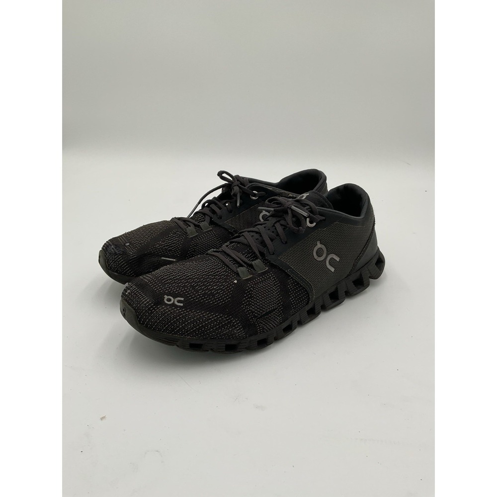 On Cloud X Women's Running Shoe Size 9 Black Sneaker Lace Up 650 Training Runner